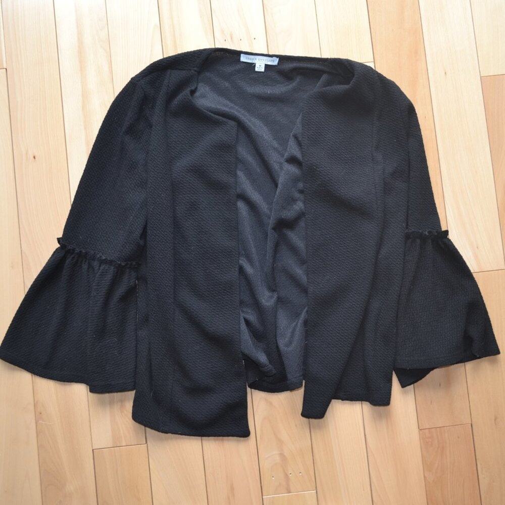 Green Envelope Cardigan Sweater Wrap Size M